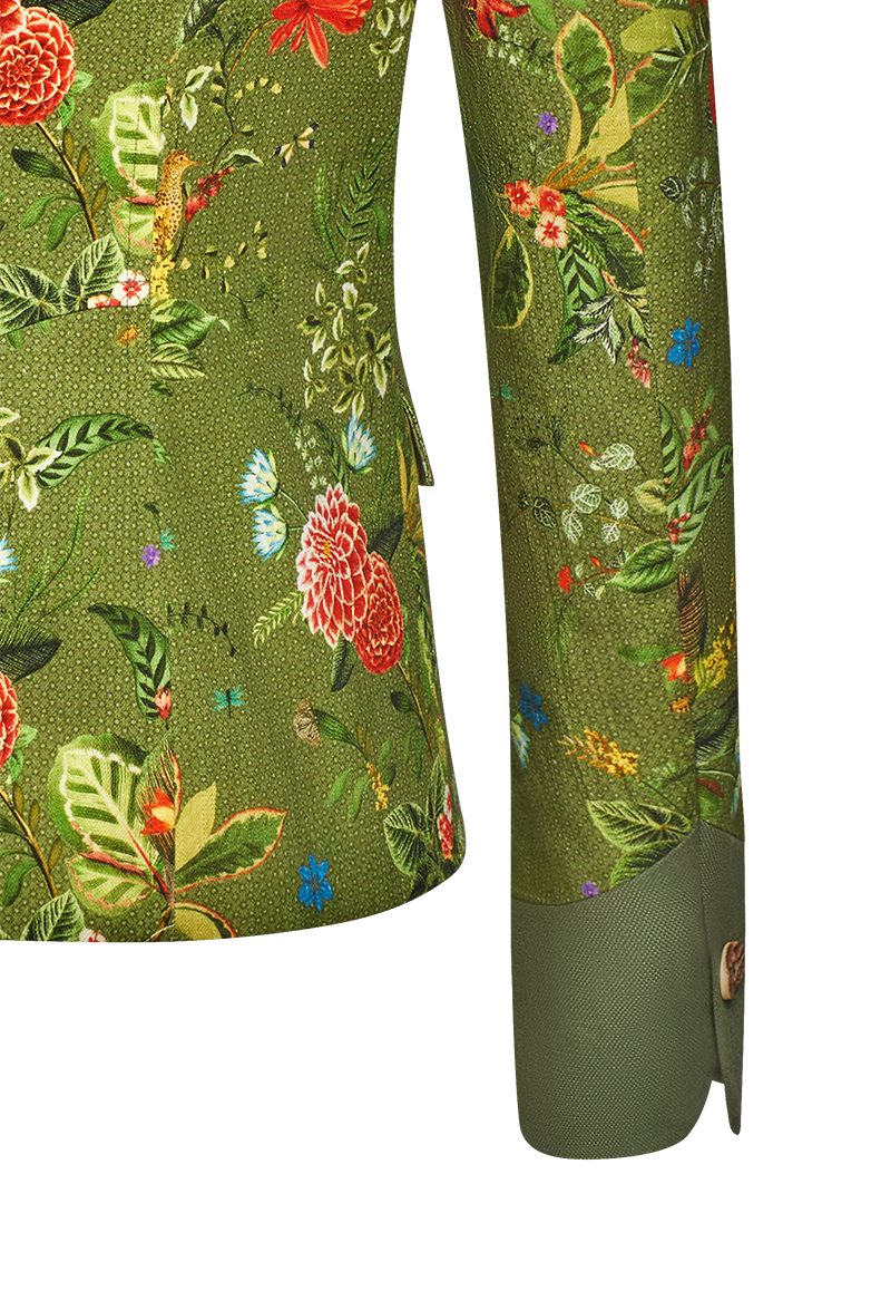 Floral stand-collar jacket - Image 6