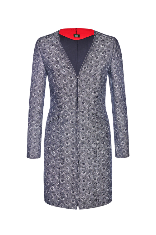 Jacquard frock coat