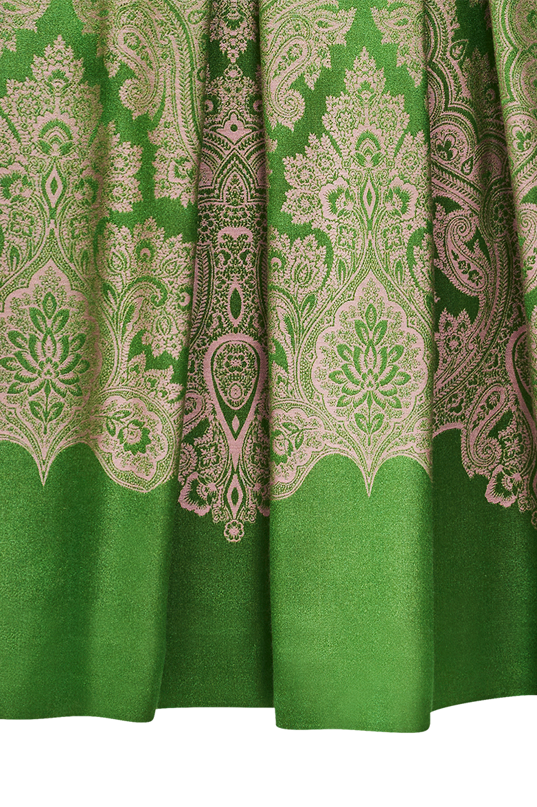 Pleated skirt with a wide yoke - Image 3