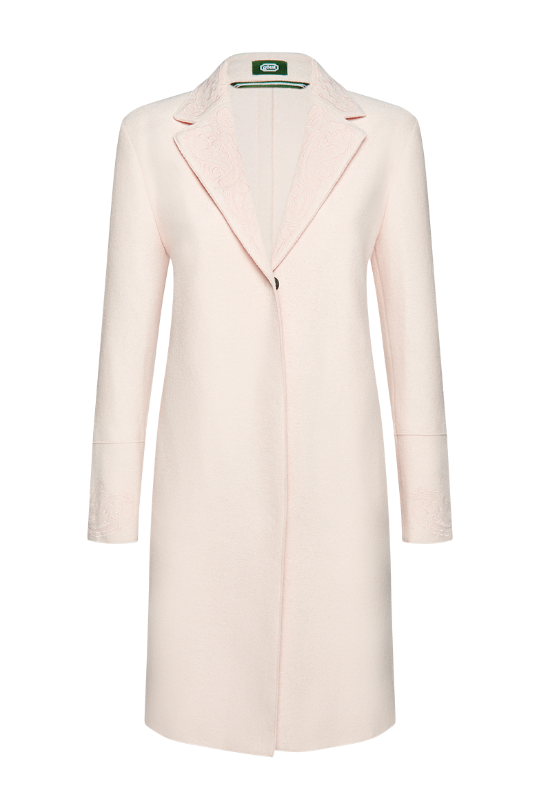 Coat with paisley embroidery - Image 1