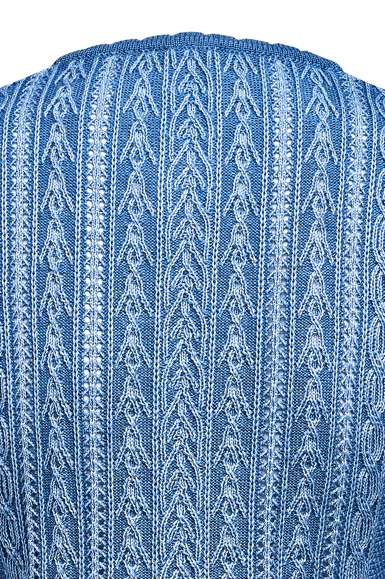 Jacket in plated knit - Image 11