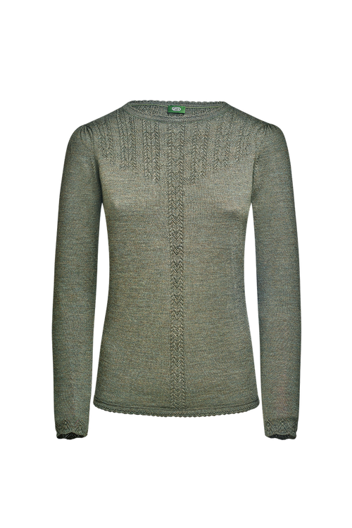 Knitted jumper in soft merino wool