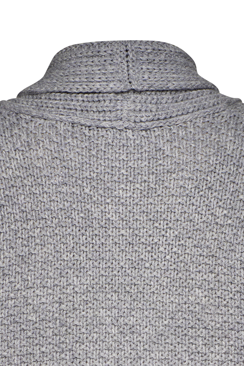 Cardigan with shawl collar - Image 5