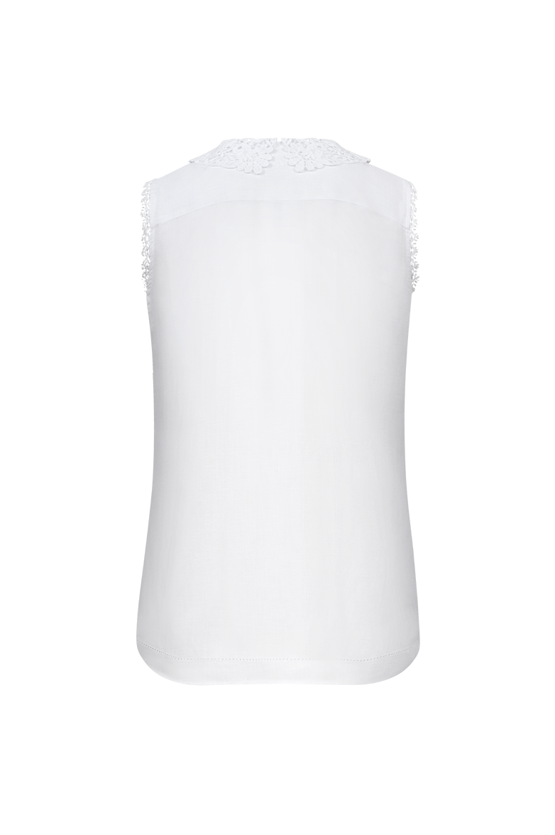 Blouse with bobbin lace - Image 2