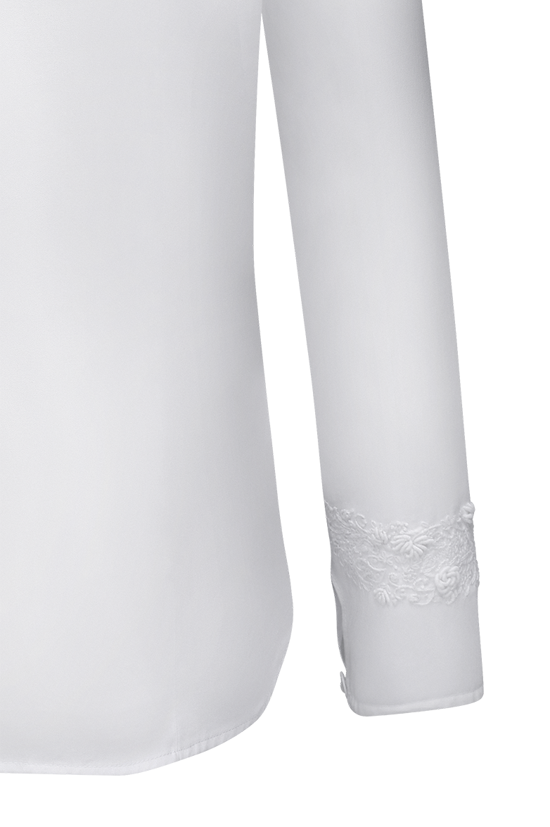 Edition blouse in cotton satin - Image 6