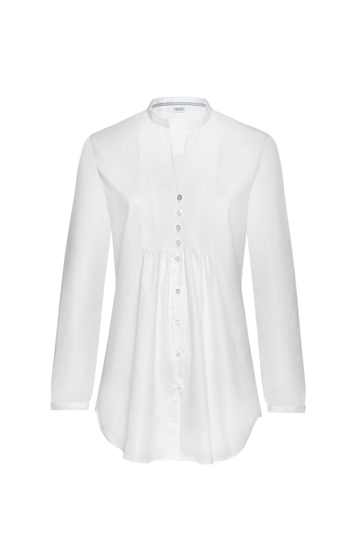 Fine pin tuck blouse
