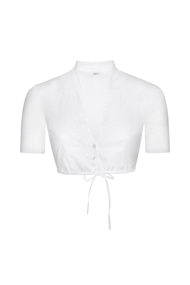 Dirndl blouse with V-neckline - Image 1
