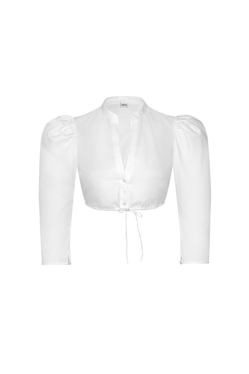 Dirndlbluse mit Puffärmel