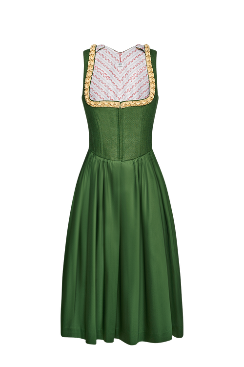 Leather-ruffle Dirndl