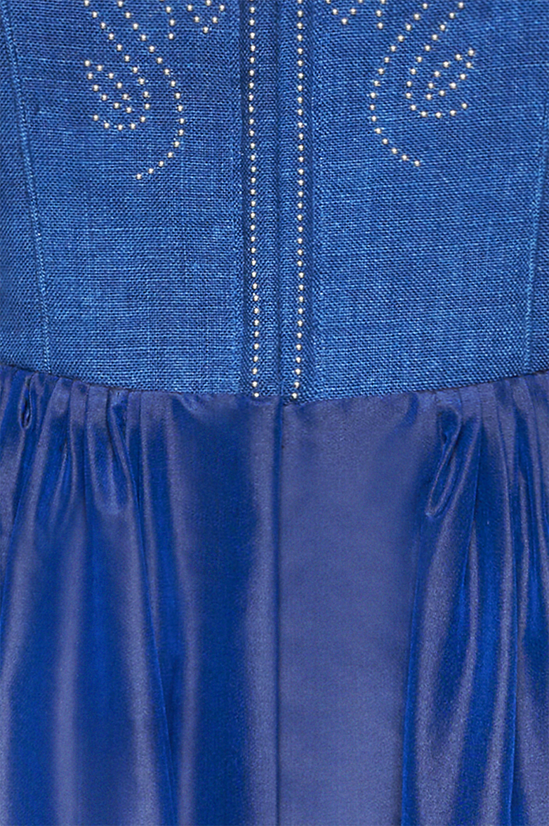 Blaudruck Dirndl set with studs - Image 6
