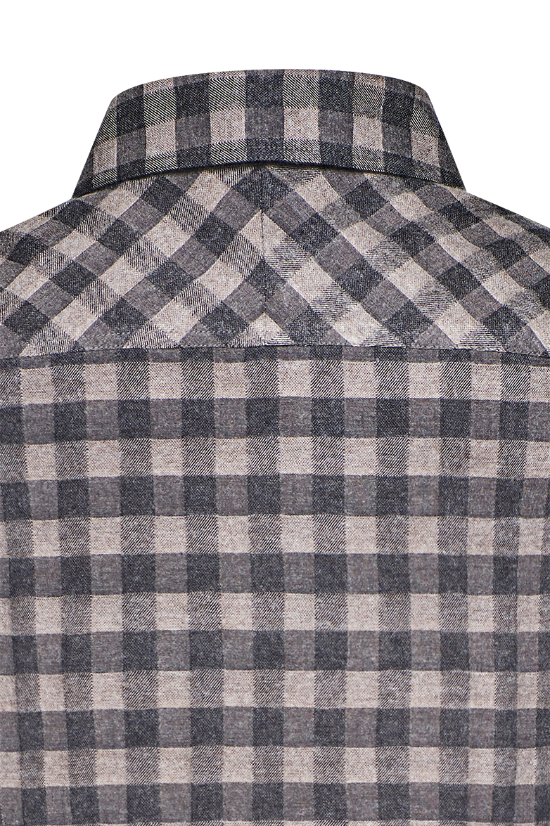 Checked flannel shirt - Image 11