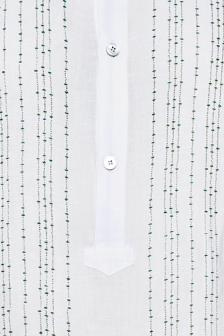 Hand-printed linen - Image 4