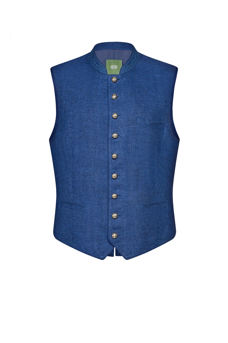 Ausseer Gilet herringbone linen - Image 1