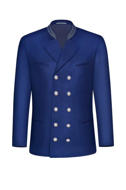 Festive double-breasted jacket