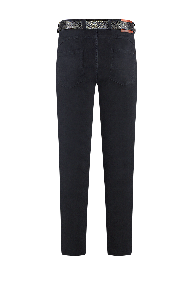 Patinated 5-pocket trousers - Image 2