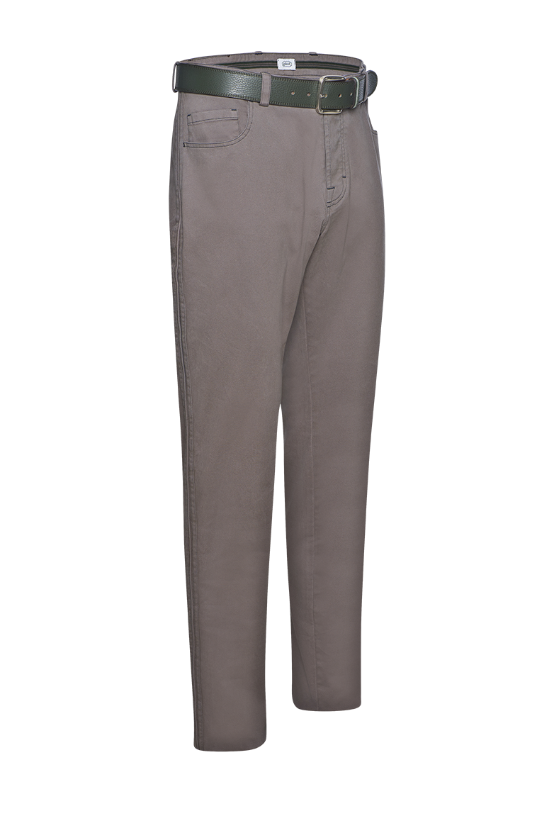 Patinated 5-pocket trousers - Image 14