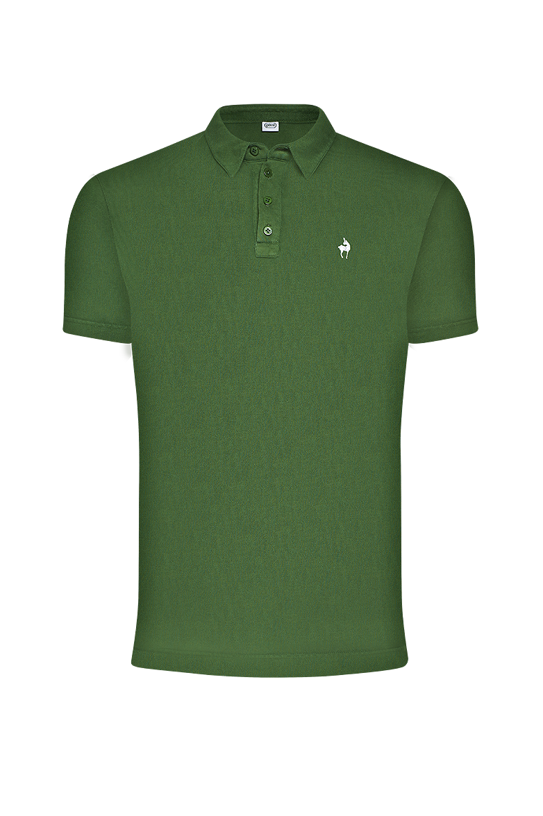 Polo shirt in pure cotton - Image 1