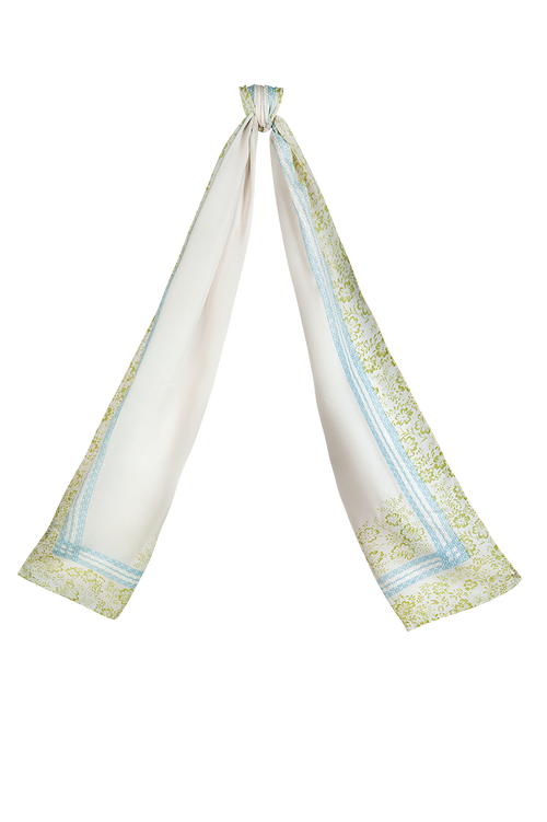 Hand-printed shawl