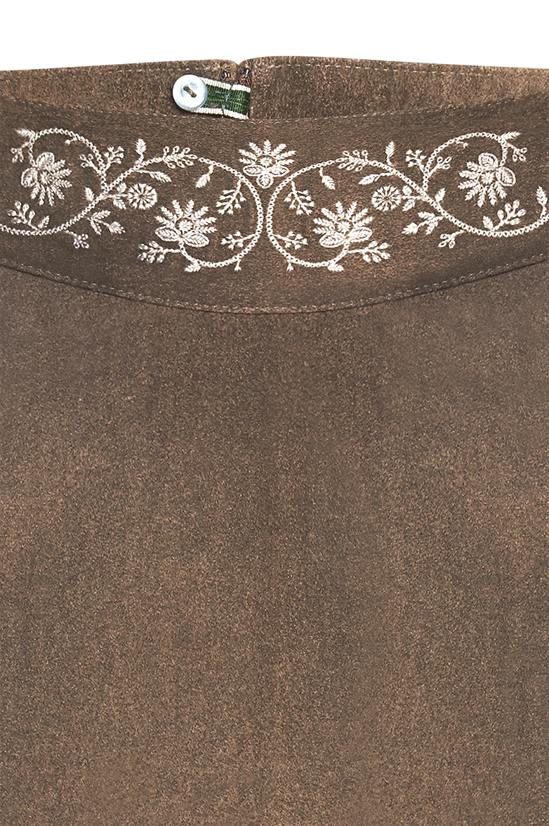 Skirt in elastic leather - Image 6