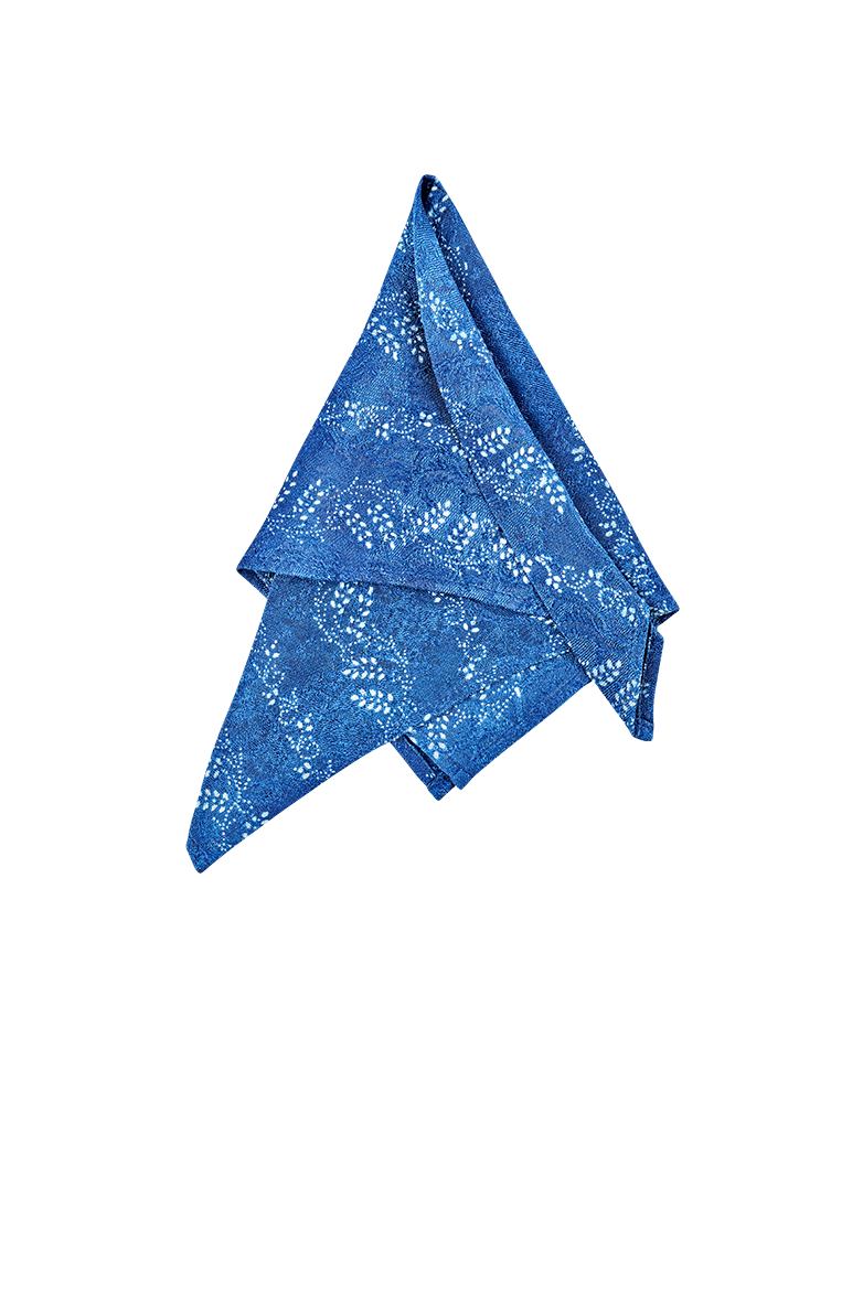 Blaudruck pocket square - Image 1