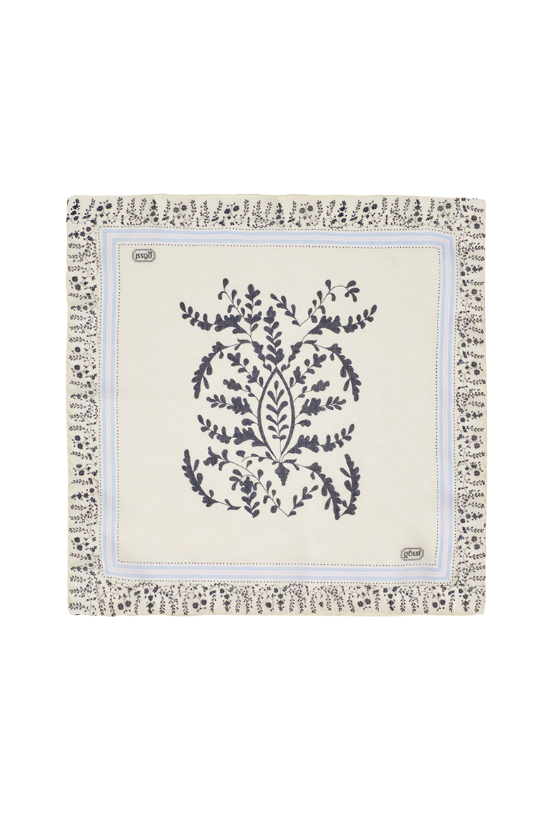 Pocket square with leaf pattern - Image 1