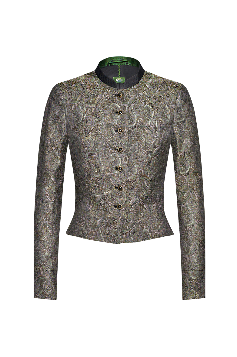 Dirndl jacket in paisley jacquard - Image 1