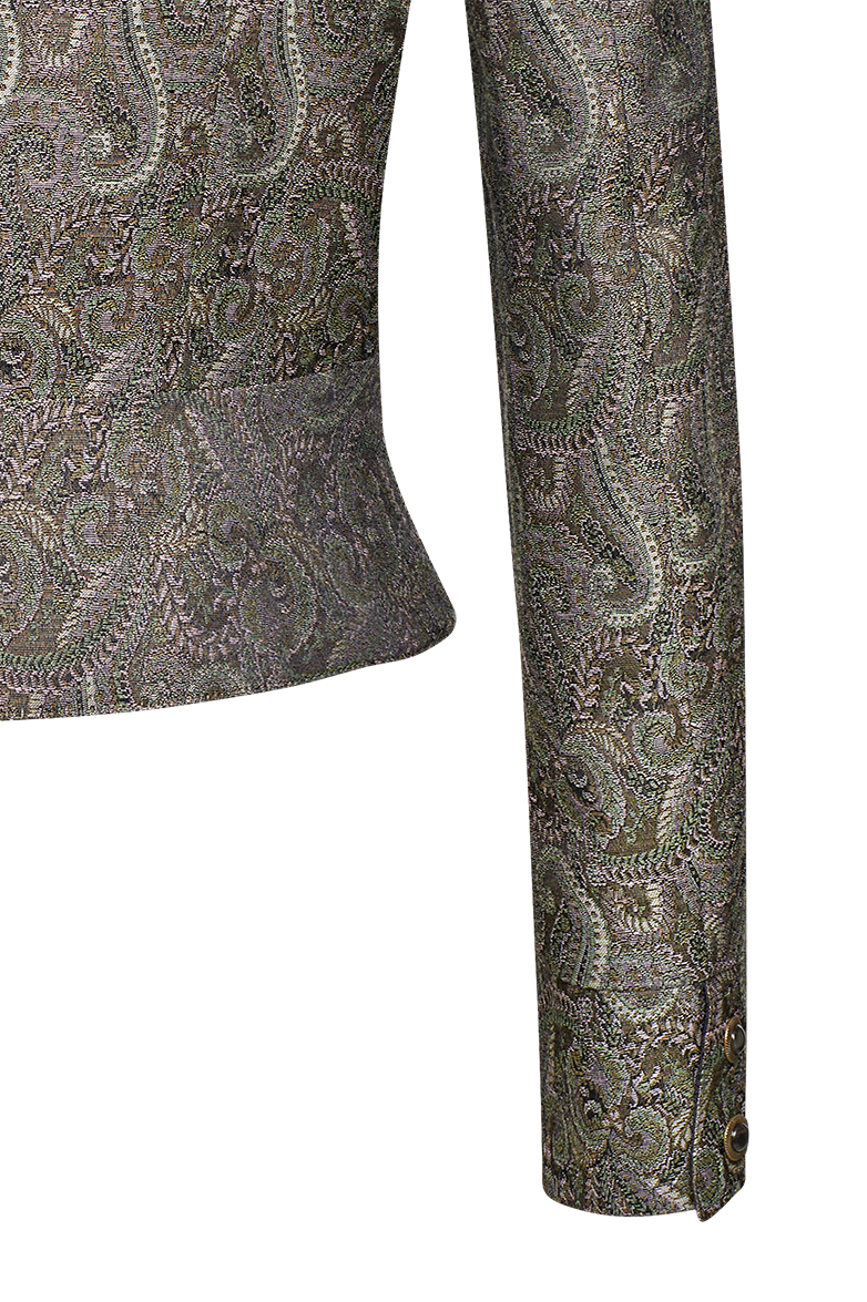 Dirndl jacket in paisley jacquard - Image 6