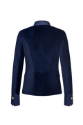 Velvet jacket with lapels - thumbnail 2