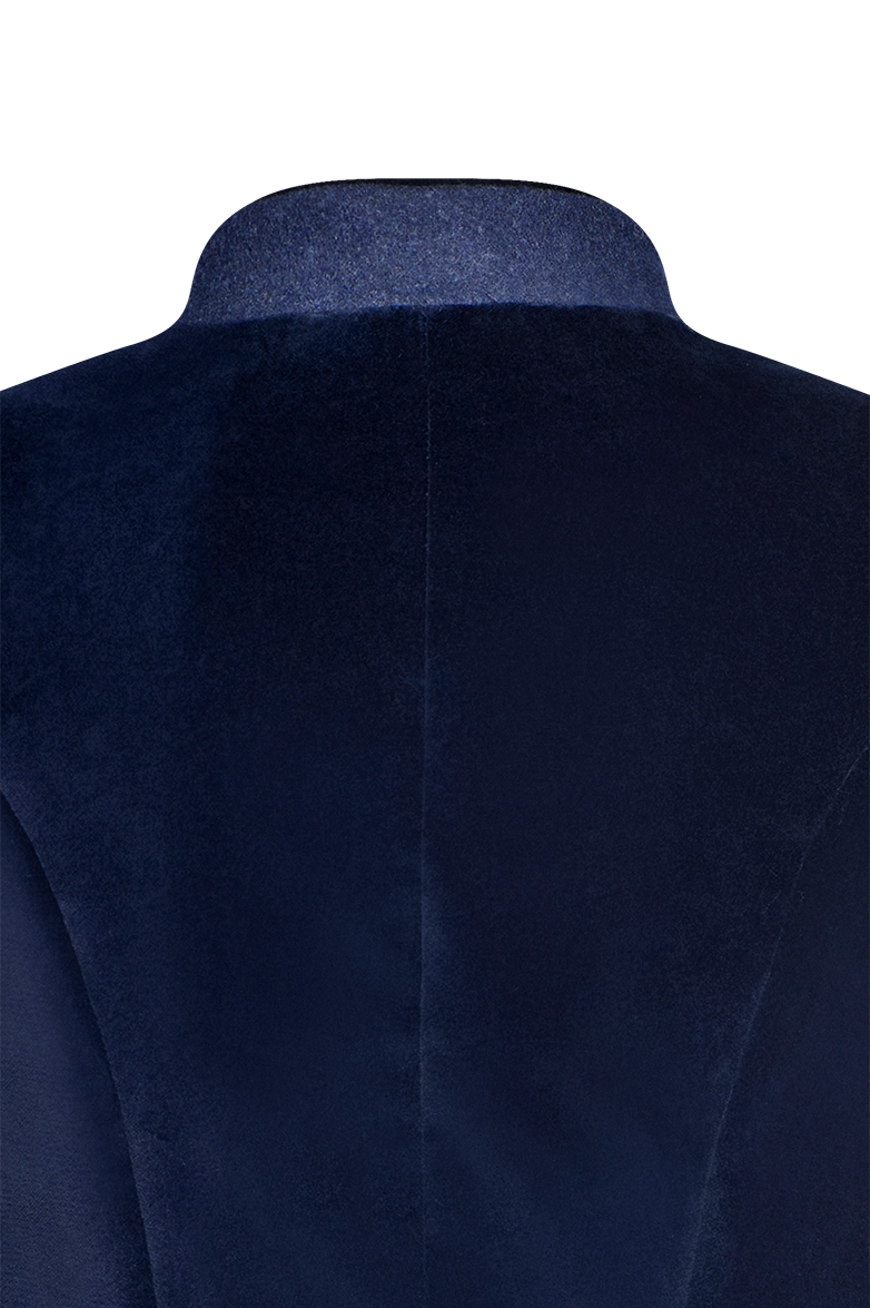 Velvet jacket with lapels - Image 5