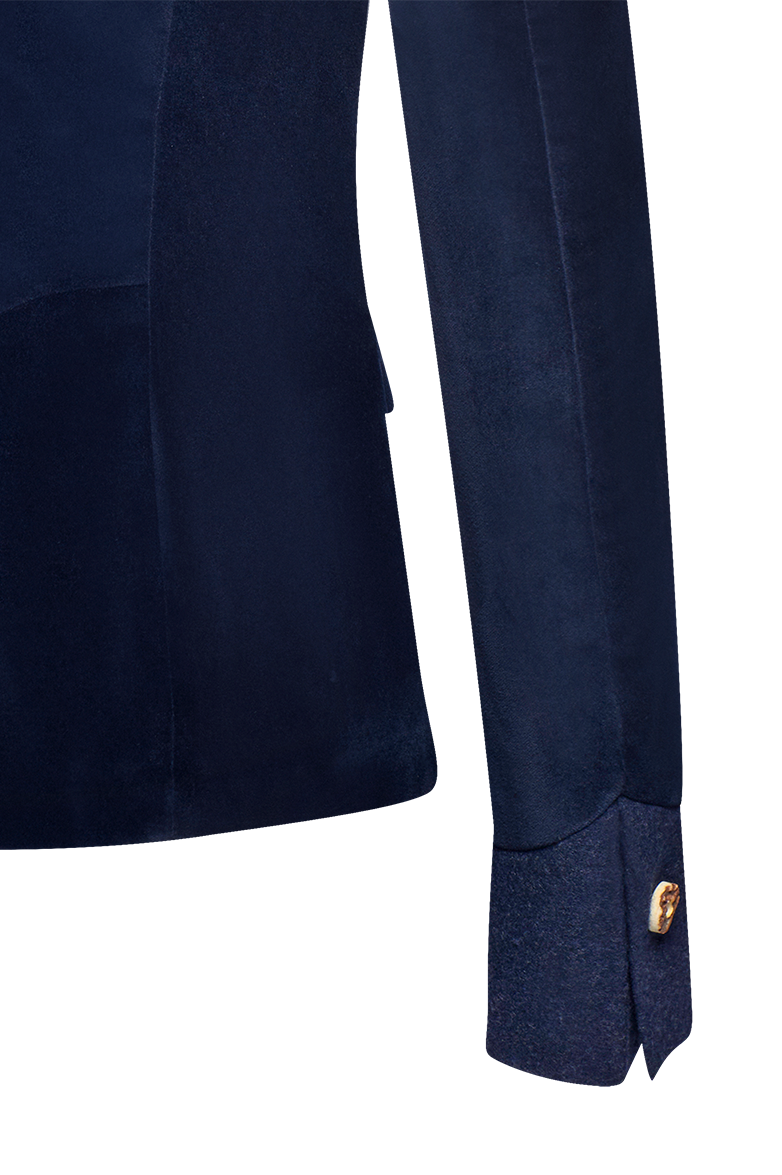 Velvet jacket with lapels - Image 6