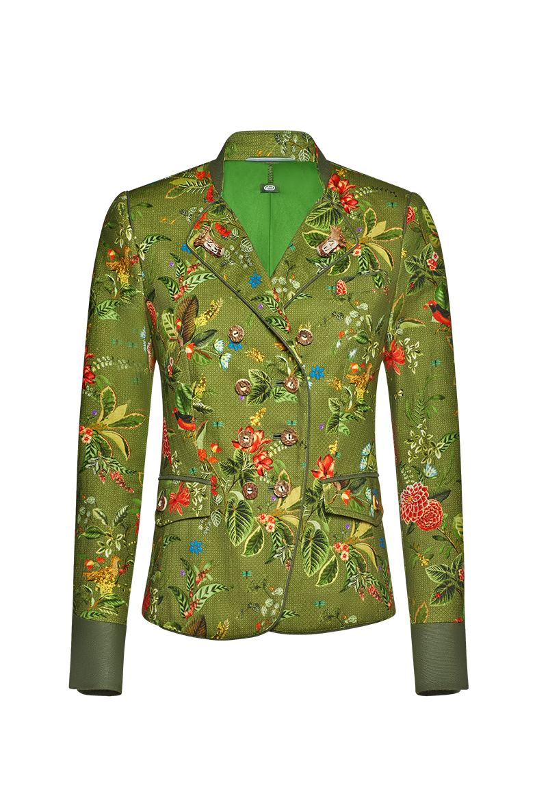 Floral stand-collar jacket - Image 1