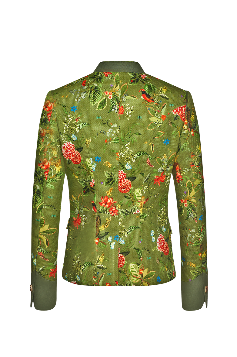Floral stand-collar jacket - Image 2