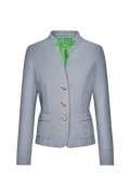 Patinated stand-collar jacket - thumbnail 1