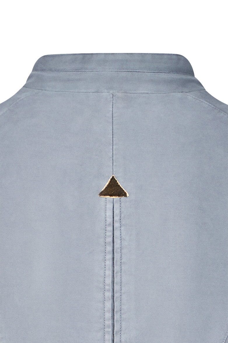 Patinated stand-collar jacket - Image 5