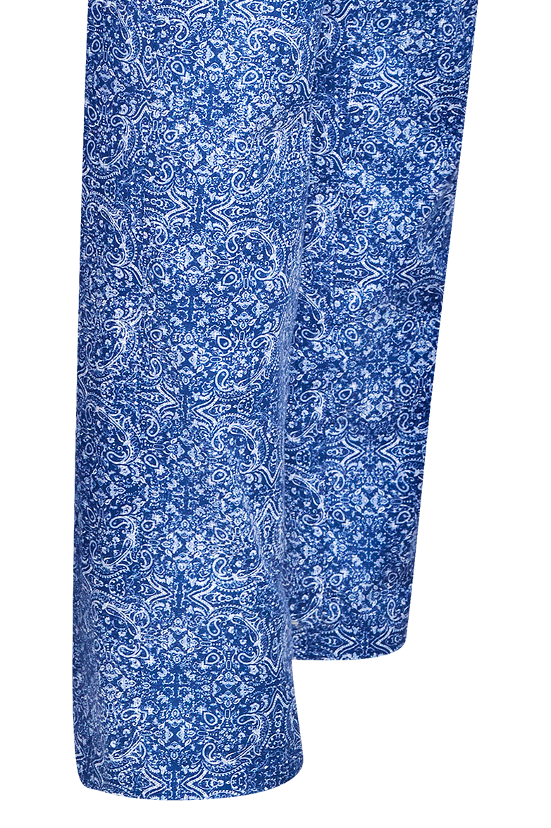 Chinos with ornamental print - Image 4