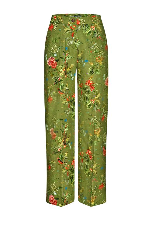 Floral trousers