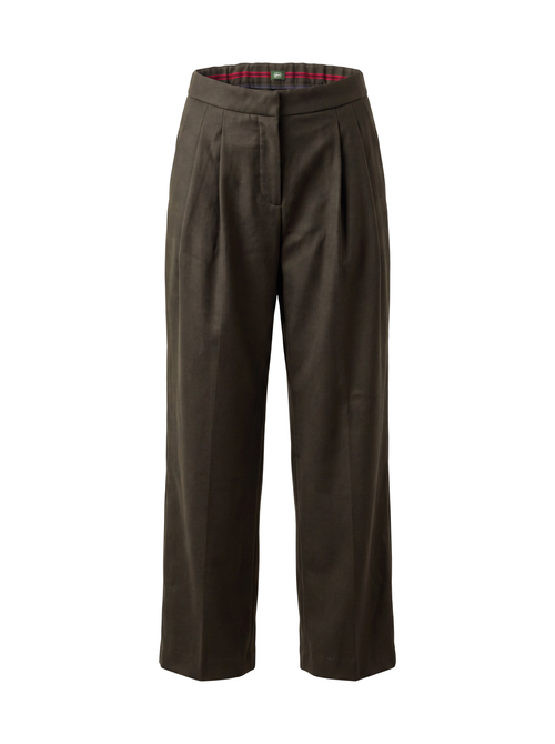 Modern trousers in wool satin