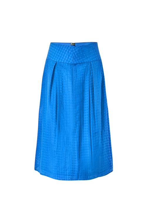 Dirndl skirt in a checked pattern
