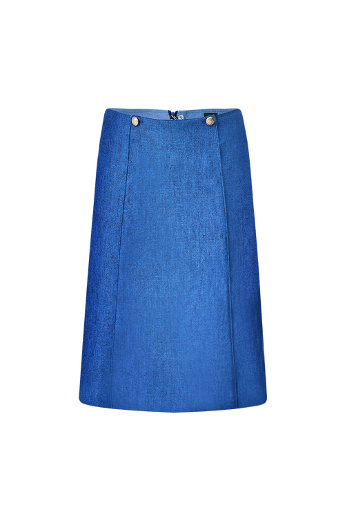 Flared Panama skirt