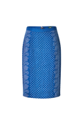 Blue print skirt - thumbnail 1