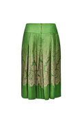 Pleated skirt with a wide yoke - thumbnail 2