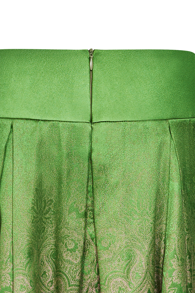 Pleated skirt with a wide yoke - Image 4