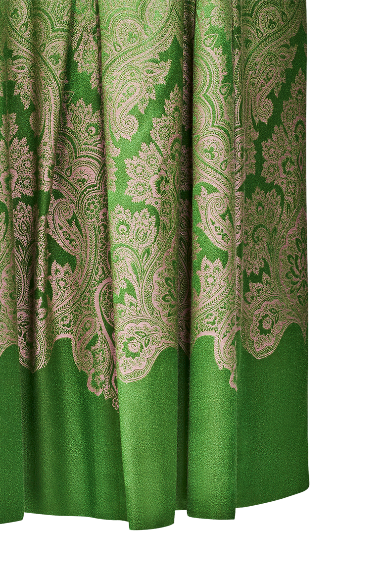 Pleated skirt with a wide yoke - Image 5