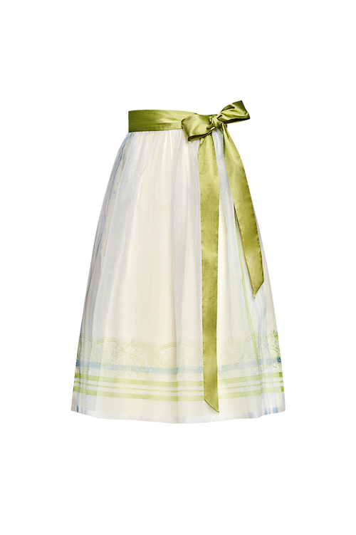 Apron with genuine hand printing