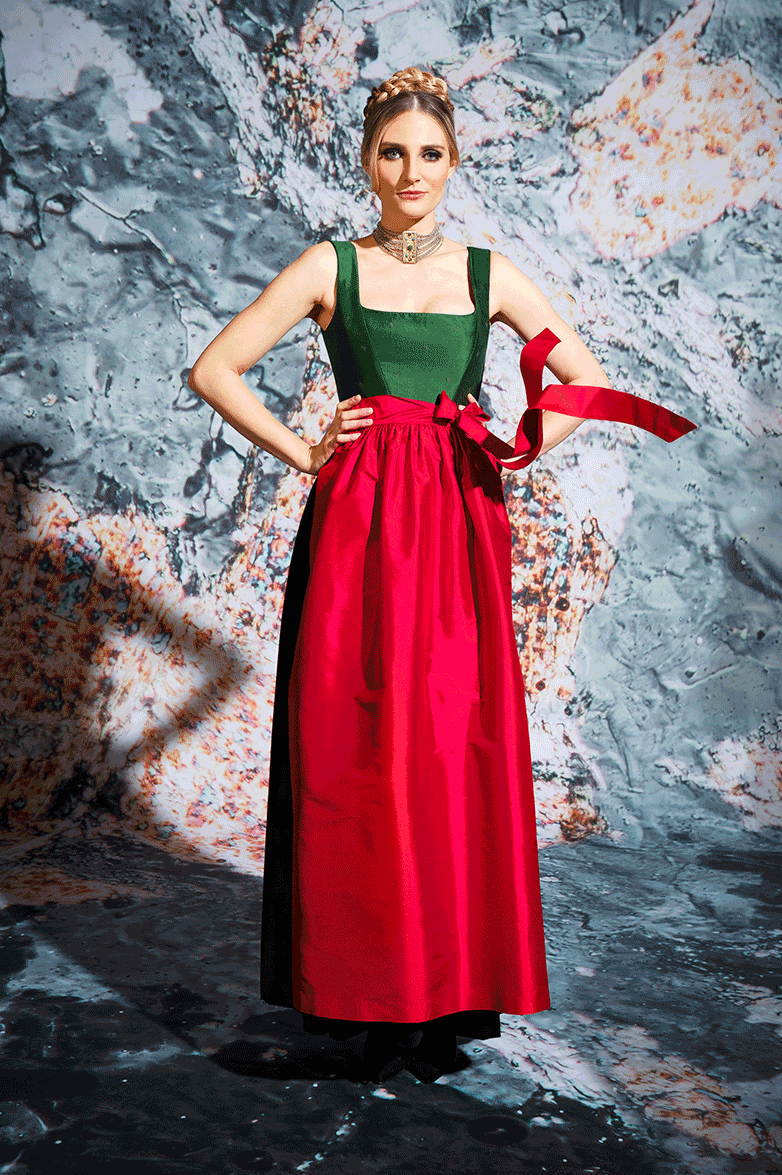 Long silk apron - Image 4