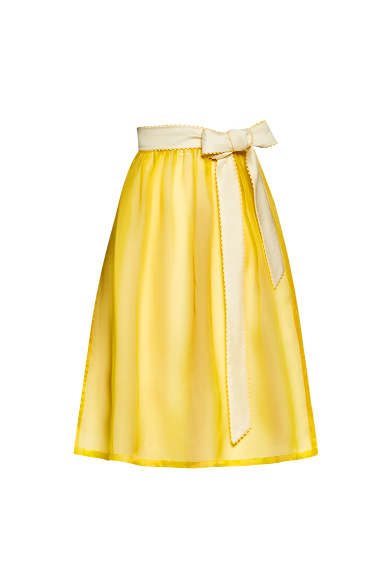Apron in a plain colour - Image 1