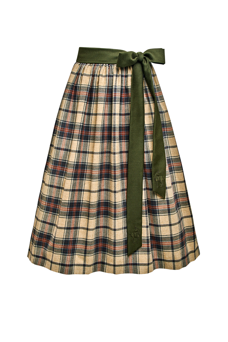 Hunting apron with classic check - Image 1