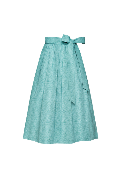 Baroque printed apron