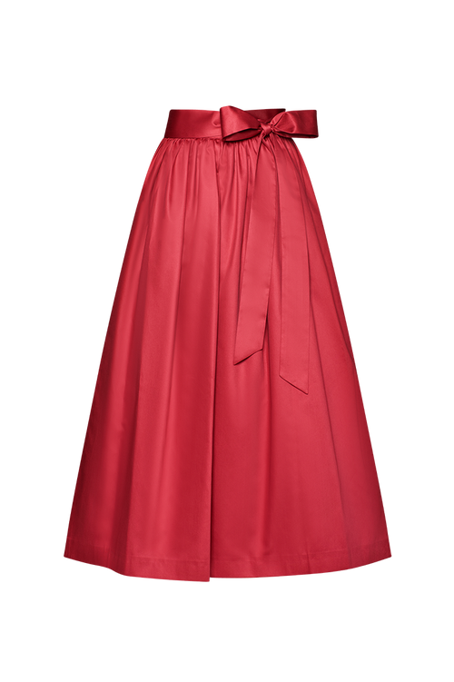 Apron in a plain colour