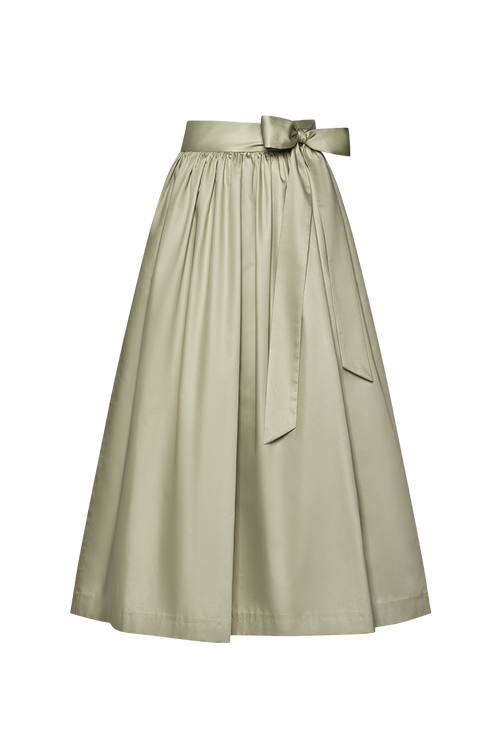 Apron in a plain colour
